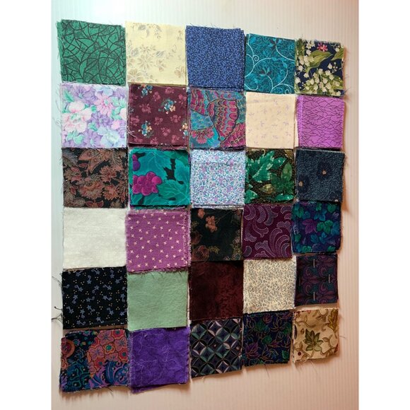 Quilting Cotton Fabric Squares 180 Pieces 2.5" Mixed Patterns - Picture 5 of 6